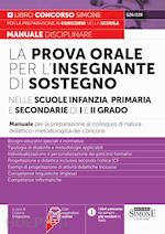 Image of PROVA ORALE PER L'INSEGNANTE DI SOSTEGNO NELLE SCUOLE INFANZIA, PRIMARIA E SECON