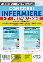Image of CONCORSI INFERMIERE - KIT DI PREPARAZIONE 2 VOLL.: MANUALE + QUIZ COMMENTATI