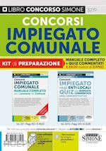 Image of CONCORSI IMPIEGATO COMUNALE. KIT DI PREPARAZIONE. MANUALE COMPLETO+QUIZ COMMENTA