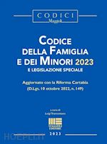 Image of CODICE DELLA FAMIGLIA E DEI MINORI 2023 E LEGISLAZIONE SPECIALE