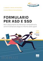 Image of FORMULARIO PER ASD E SSD