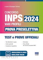 Image of CONCORSO INPS 2024 VARI PROFILI - PROVA PRESELETTIVA