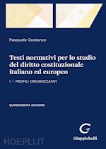Image of TESTI NORMATIVI PER LO STUDIO DEL DIRITTO COSTITUZIONALE ITALIANO ED EUROPEO I