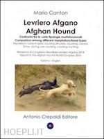 canton mario - levriero afgano. confronto tra le varie tipologie morfofunzionali-afghan hound.