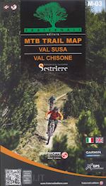 Image of VAL SUSA. VAL CHISONE. MTB TRAIL MAP. EDIZ. ITALIANA E INGLESE