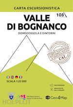 Image of VALLE DI BOGNANCO. DOMODOSSOLA E DINTORNI. CARTA ESCURSIONISTICA 1:25.000