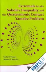 ivanov stefan p; vassilev dimiter n - extremals for the sobolev inequality and the quaternionic contact yamabe problem