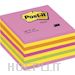 3M: Post-it Notes - Cubo 450 Fogli Post-it Rosa 5 Colori (76x76 Mm)