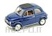 Bburago - Fiat 500F 1:24 (Blu / Giallo)