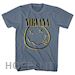 Nirvana - Nirvana Unisex T-Shirt: Inverse Happy Face (Large)