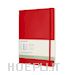 12m weekly notebook XL scarlet red soft