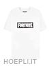 Fortnite: Men's Short Sleeved White (T-Shirt Unisex Tg. M)