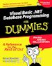 Mansfield R - Visual Basic.NET Database Programming For Dummies