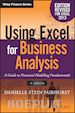 Fairhurst Danielle Stein - Using Excel for Business Analysis