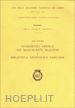 Tontini Alba - Censimento critico dei manoscritti plautini. Vol. 1: Biblioteca Apostolica Vaticana.