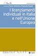 Toffoletto Franco; Nespoli Emanuele - Licenziamenti individuali in Italia e nell'Unione Europea (I)