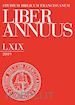 Chrupcala L. D.(Curatore) - Liber annuus 2019. Ediz. multilingue