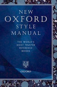 oxford university press (curatore) - new oxford style manual
