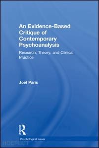 paris joel - an evidence-based critique of contemporary psychoanalysis
