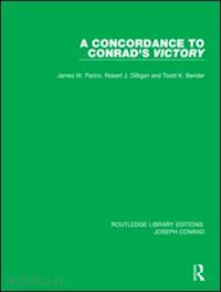 parins james w.; dilligan robert j. ; bender todd k. - a concordance to conrad's victory