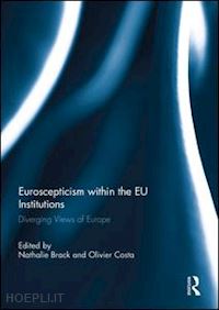 brack nathalie (curatore); costa olivier (curatore) - euroscepticism within the eu institutions