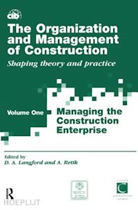 langford david (curatore); retik arkady (curatore) - the organization and management of construction