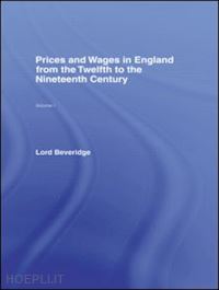 william beveridge - prices and wages in england
