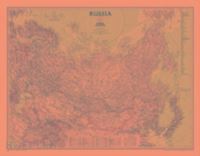 aa.vv. - russia carta murale politica 77 x 59