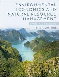 anderson david a. - environmental economics and natural resource management