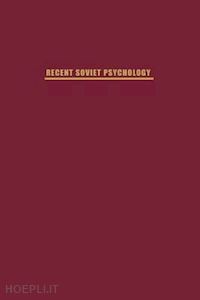 o`connor n - recent soviet psychology