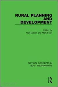 gallent nick (curatore); scott mark (curatore) - rural planning and development