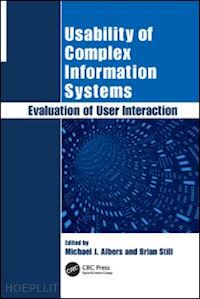 albers michael (curatore); still brian (curatore) - usability of complex information systems