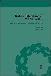 maunder andrew; smith angela k; potter jane; tate trudi - british literature of world war i, volume 2