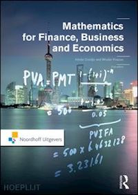 dondjio irénée; krasser wouter - mathematics for finance, business and economics