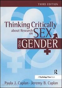 caplan paula j - thinking critically about research on sex and gender