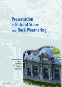 sola pedro (curatore) - preservation of natural stone and rock weathering