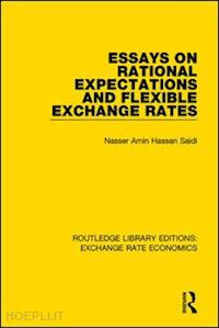 saidi nasser - essays on rational expectations and flexible exchange rates