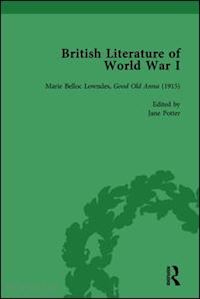 maunder andrew; smith angela k; potter jane; tate trudi - british literature of world war i, volume 3