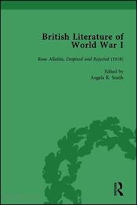 maunder andrew; smith angela k; potter jane; tate trudi - british literature of world war i, volume 4