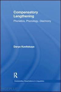 kavitskaya darya; horn laurence (curatore) - compensatory lengthening