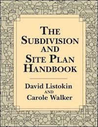 listokin david (curatore) - the subdivision and site plan handbook