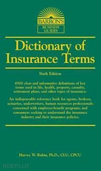 aa.vv. - dictionary of insurance terms