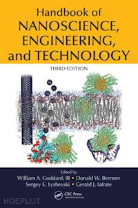 goddard iii william a. (curatore); brenner donald (curatore); lyshevski sergey edward (curatore); iafrate gerald j (curatore) - handbook of nanoscience, engineering, and technology