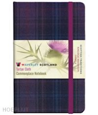 aa.vv. - tartan cloth commonplace notebook (9 x 14) - kilnoch anderson thristle