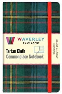 aa.vv. - tartan cloth commonplace notebook (9 x 14) - grant ancient hunting
