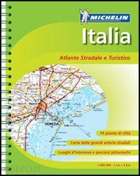 aa.vv. - italia atlante stradale e turistico spiralato michelin 2012