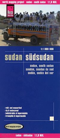 aa.vv. - sudan sud sudan carta stradale 2013