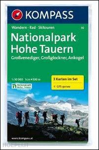 aa.vv. - k 50 - set 3 carte escursionsitiche parco nazionale alti tauri (hohe tauern)