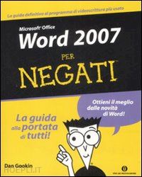 gookin dan - microsoft office word 2007 per negati