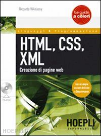 nikolassy riccardo - html, css, xml. creazione di pagine web. con cd-rom
